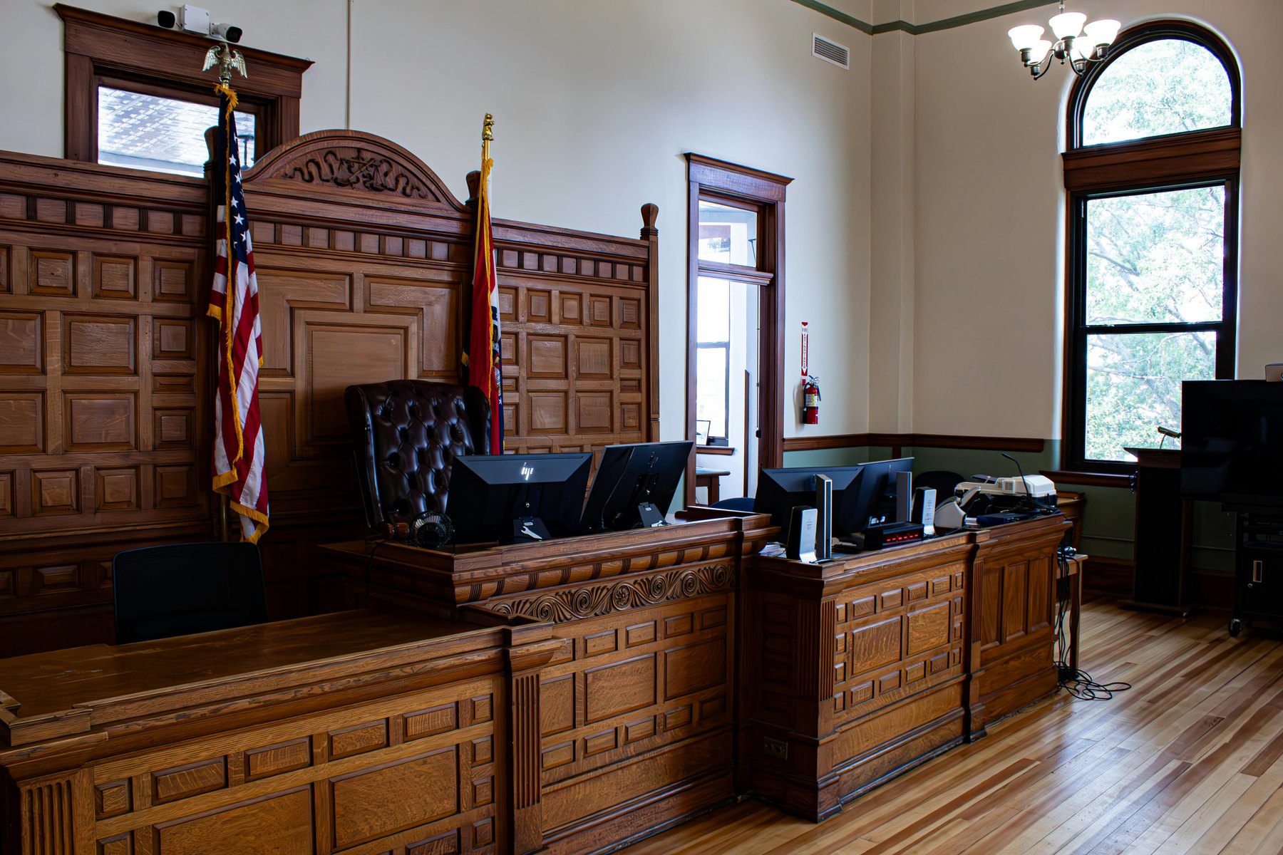 A courtroom in the 11th Judicial Circuit